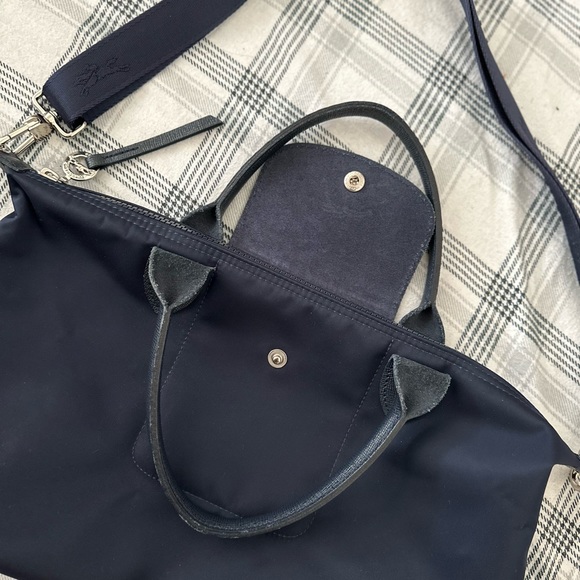 LONGCHAMP Le Pliage Neo S Top Handle Bag - Navy (USED) - Picture 12 of 12